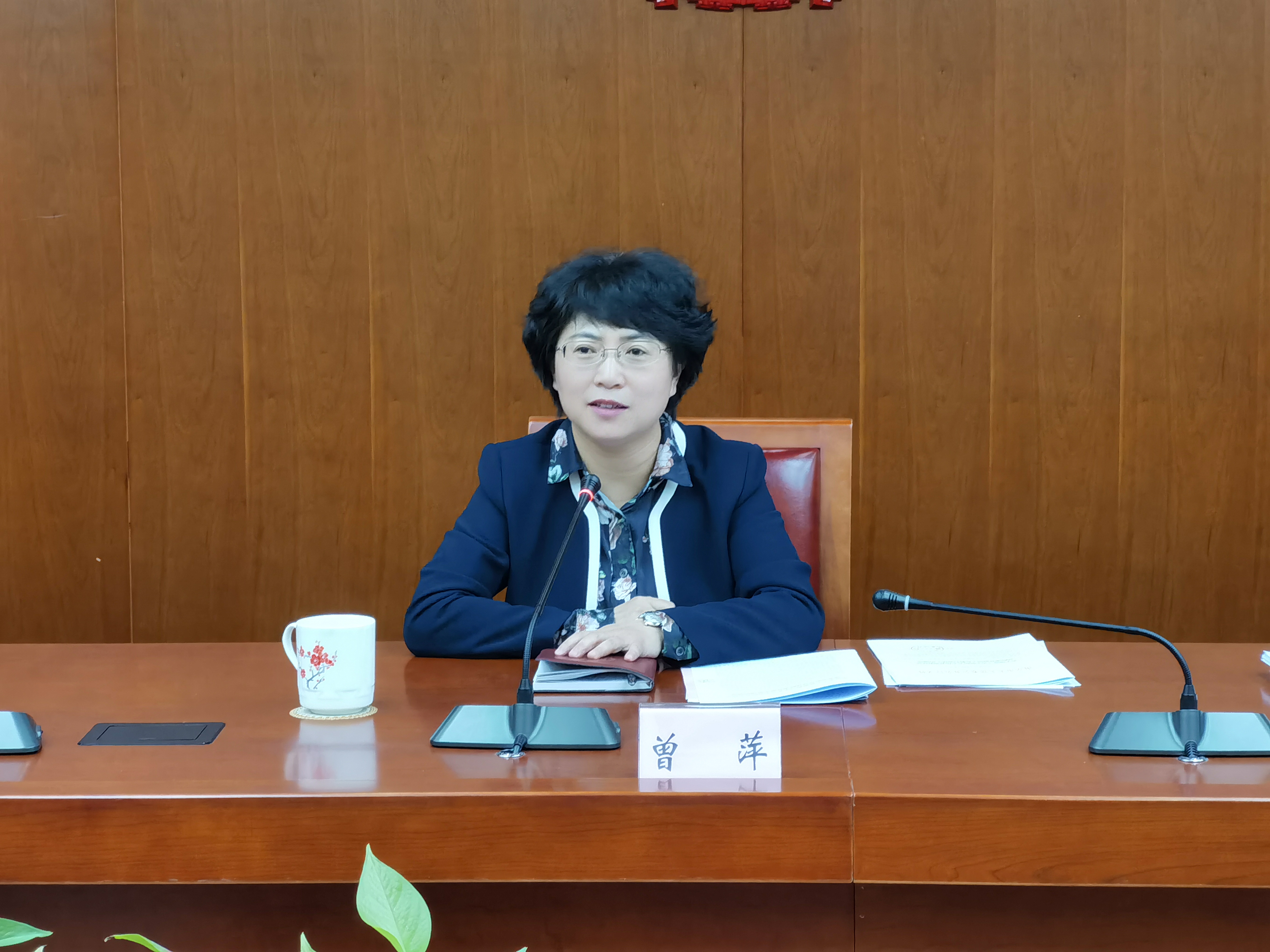 全国人大监察和司法委司法室主任曾萍一行来我市调研